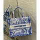 Fake Christian Dior Small Dior Book Tote Blue Replica Fake Christian Dior Small Dior Book Tote Blue Replica