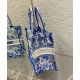 Fake Christian Dior Small Dior Book Tote Blue Replica Fake Christian Dior Small Dior Book Tote Blue Replica