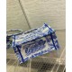 Fake Christian Dior Small Dior Book Tote Blue Replica Fake Christian Dior Small Dior Book Tote Blue Replica