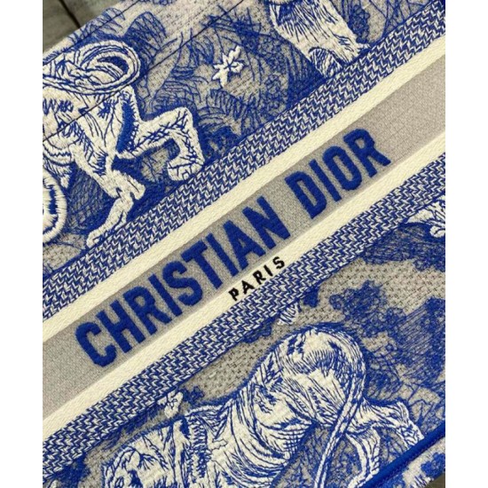 Fake Christian Dior Small Dior Book Tote Blue Replica Fake Christian Dior Small Dior Book Tote Blue Replica