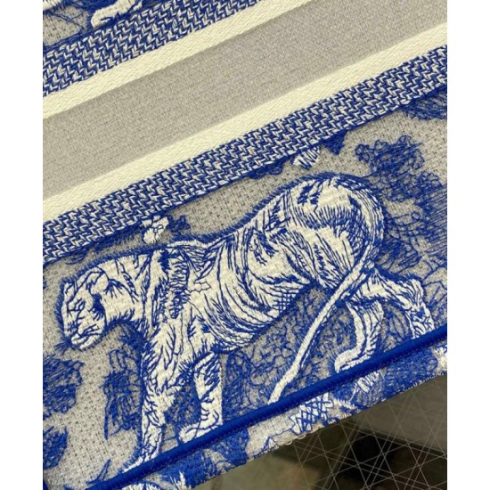 Fake Christian Dior Small Dior Book Tote Blue Replica Fake Christian Dior Small Dior Book Tote Blue Replica