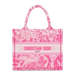 Replica Christian Dior Small Dior Book Tote Peachblow