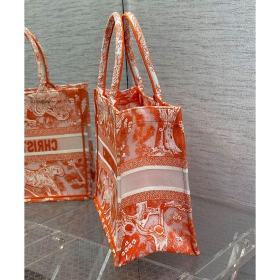 Replica Christian Dior Medium Dior Book Tote Orange Fake Christian Dior Medium Dior Book Tote Orange Replica