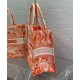 Replica Christian Dior Medium Dior Book Tote Orange Fake Christian Dior Medium Dior Book Tote Orange Replica