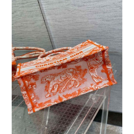 Replica Christian Dior Medium Dior Book Tote Orange Fake Christian Dior Medium Dior Book Tote Orange Replica