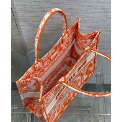 Replica Christian Dior Medium Dior Book Tote Orange Fake Christian Dior Medium Dior Book Tote Orange Replica