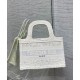 Fake Christian Dior Mini Dior Book Tote White Replica Replica Christian Dior Mini Dior Book Tote White