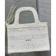 Fake Christian Dior Mini Dior Book Tote White Replica Replica Christian Dior Mini Dior Book Tote White