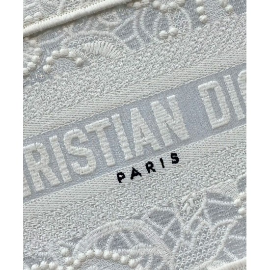 Fake Christian Dior Mini Dior Book Tote White Replica Replica Christian Dior Mini Dior Book Tote White