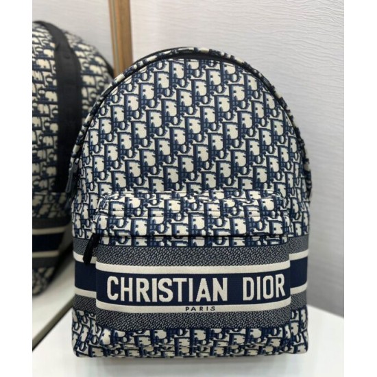 Replica Christian Dior Diortravel Backpack Dark Blue Fake Christian Dior Diortravel Backpack Dark Blue Replica