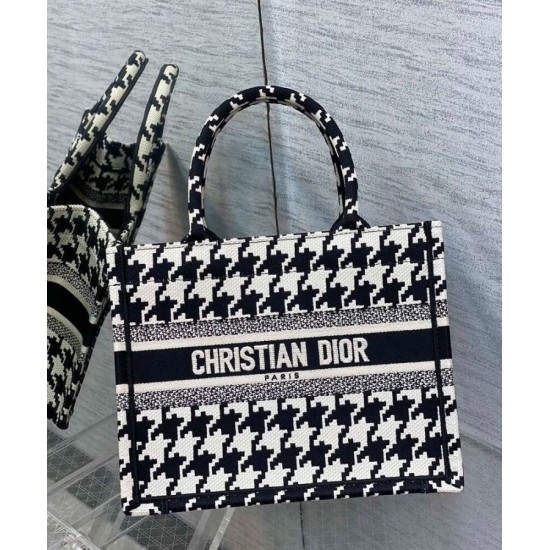 Fake Christian Dior Small Dior Book Tote Black Replica Replica Christian Dior Small Dior Book Tote Black