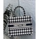 Fake Christian Dior Small Dior Book Tote Black Replica Replica Christian Dior Small Dior Book Tote Black