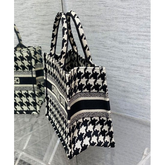Fake Christian Dior Small Dior Book Tote Black Replica Replica Christian Dior Small Dior Book Tote Black