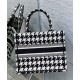 Fake Christian Dior Small Dior Book Tote Black Replica Replica Christian Dior Small Dior Book Tote Black