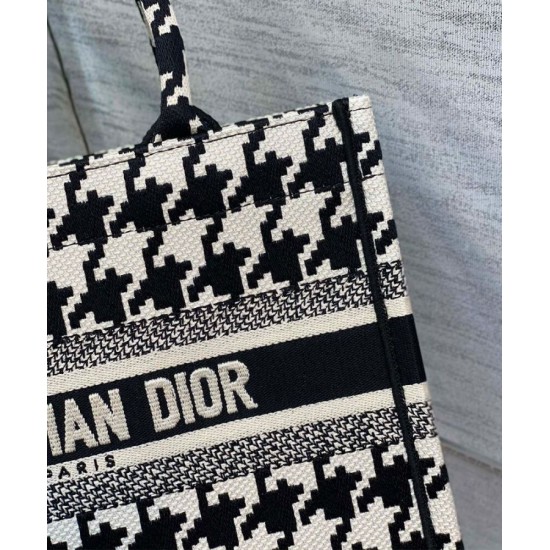 Fake Christian Dior Small Dior Book Tote Black Replica Replica Christian Dior Small Dior Book Tote Black