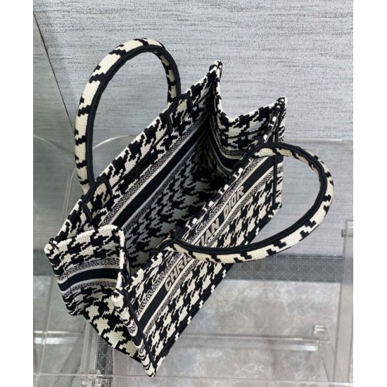 Fake Christian Dior Small Dior Book Tote Black Replica Replica Christian Dior Small Dior Book Tote Black