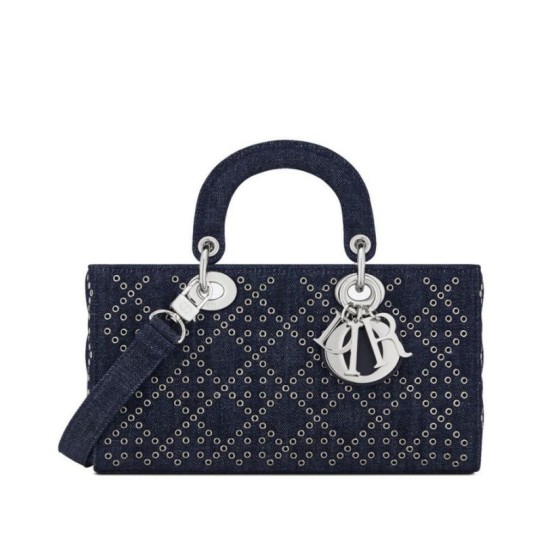 Replica Christian Dior Lady D-Joy Bag Dark Blue Replica Christian Dior Lady D-Joy Bag Dark Blue