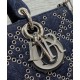 Replica Christian Dior Lady D-Joy Bag Dark Blue Replica Christian Dior Lady D-Joy Bag Dark Blue