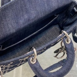 Replica Christian Dior Lady D-Joy Bag Dark Blue