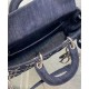 Replica Christian Dior Lady D-Joy Bag Dark Blue Replica Christian Dior Lady D-Joy Bag Dark Blue