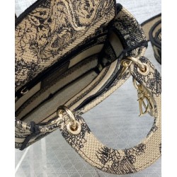 Fake Christian Dior Mini Lady D-Lite Bag Apricot Replica Replica Christian Dior Mini Lady D-Lite Bag Apricot