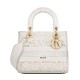 Fake Christian Dior Medium Lady D-Lite Bag White Replica Replica Christian Dior Medium Lady D-Lite Bag White