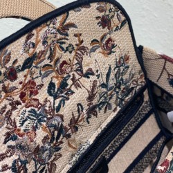 Fake Christian Dior Medium Lady D-Lite Bag Apricot Replica