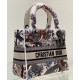 Replica Christian Dior Medium Lady D-Lite Bag White Replica Christian Dior Medium Lady D-Lite Bag White