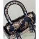 Fake Christian Dior Medium Lady D-Lite Bag Black Replica Fake Christian Dior Medium Lady D-Lite Bag Black Replica
