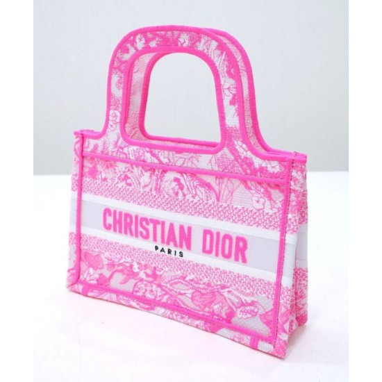 Replica Christian Dior Mini Dior Book Tote Peachblow Replica Christian Dior Mini Dior Book Tote Peachblow