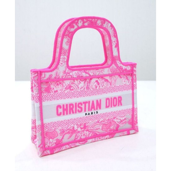 Replica Christian Dior Mini Dior Book Tote Peachblow Replica Christian Dior Mini Dior Book Tote Peachblow
