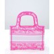 Replica Christian Dior Mini Dior Book Tote Peachblow Replica Christian Dior Mini Dior Book Tote Peachblow