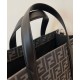 Replica Shopper Bag 7VA390 Black Fake Shopper Bag 7VA390 Black Replica
