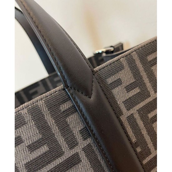 Replica Shopper Bag 7VA390 Black Fake Shopper Bag 7VA390 Black Replica