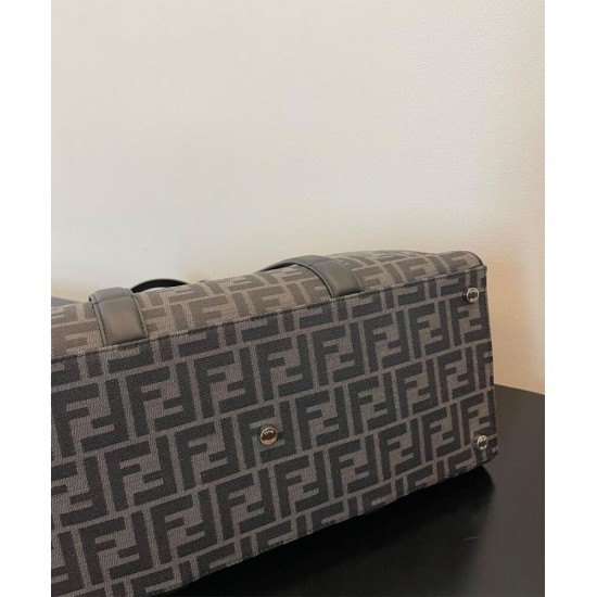 Replica Shopper Bag 7VA390 Black Fake Shopper Bag 7VA390 Black Replica