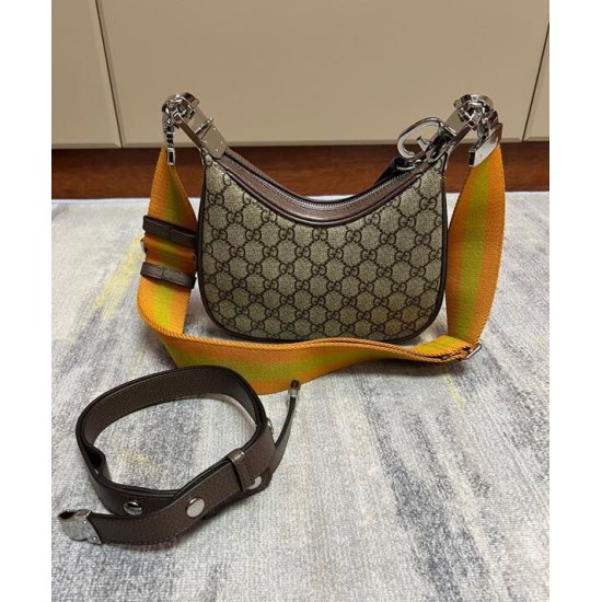 Replica Gucci Attache Small Shoulder Bag 699409 Dark Coffee Replica Gucci Attache Small Shoulder Bag 699409 Dark Coffee