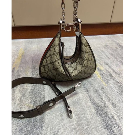 Replica Gucci Attache Small Shoulder Bag 699409 Dark Coffee Replica Gucci Attache Small Shoulder Bag 699409 Dark Coffee
