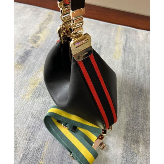 Replica Gucci Attache Large Shoulder Bag 702823 Black Replica Gucci Attache Large Shoulder Bag 702823 Black