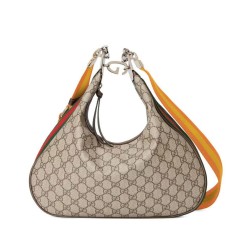 Replica Gucci Attache Large Shoulder Bag 702823 Dark Coffee