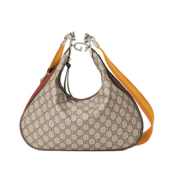 Replica Gucci Attache Large Shoulder Bag 702823 Dark Coffee