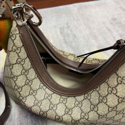Replica Gucci Attache Large Shoulder Bag 702823 Dark Coffee