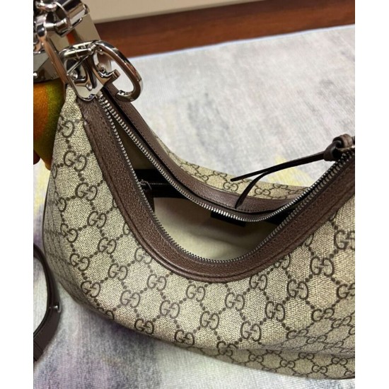 Replica Gucci Attache Large Shoulder Bag 702823 Dark Coffee