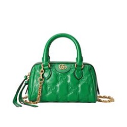 Replica Gucci GG Matelasse Leather Mini Bag 702251 Green