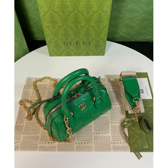 Replica Gucci GG Matelasse Leather Mini Bag 702251 Green Replica Gucci GG Matelasse Leather Mini Bag 702251 Green