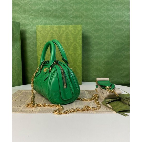 Replica Gucci GG Matelasse Leather Mini Bag 702251 Green Replica Gucci GG Matelasse Leather Mini Bag 702251 Green