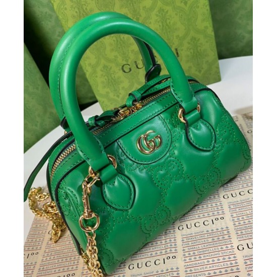 Replica Gucci GG Matelasse Leather Mini Bag 702251 Green Replica Gucci GG Matelasse Leather Mini Bag 702251 Green