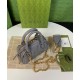Fake Gucci GG Matelasse Leather Mini Bag 702251 Gray Replica Replica Gucci GG Matelasse Leather Mini Bag 702251 Gray