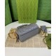 Fake Gucci GG Matelasse Leather Mini Bag 702251 Gray Replica Replica Gucci GG Matelasse Leather Mini Bag 702251 Gray