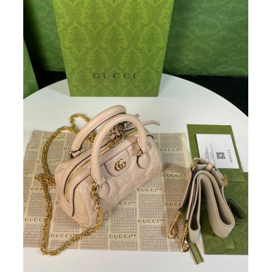 Fake Gucci GG Matelasse Leather Mini Bag 702251 Cream Replica Replica Gucci GG Matelasse Leather Mini Bag 702251 Cream