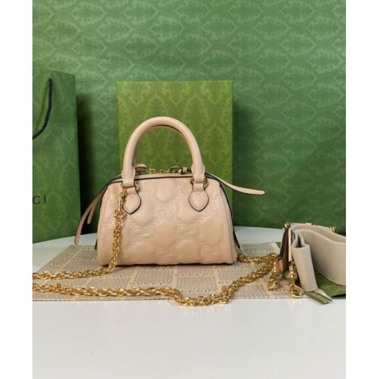 Fake Gucci GG Matelasse Leather Mini Bag 702251 Cream Replica Replica Gucci GG Matelasse Leather Mini Bag 702251 Cream
